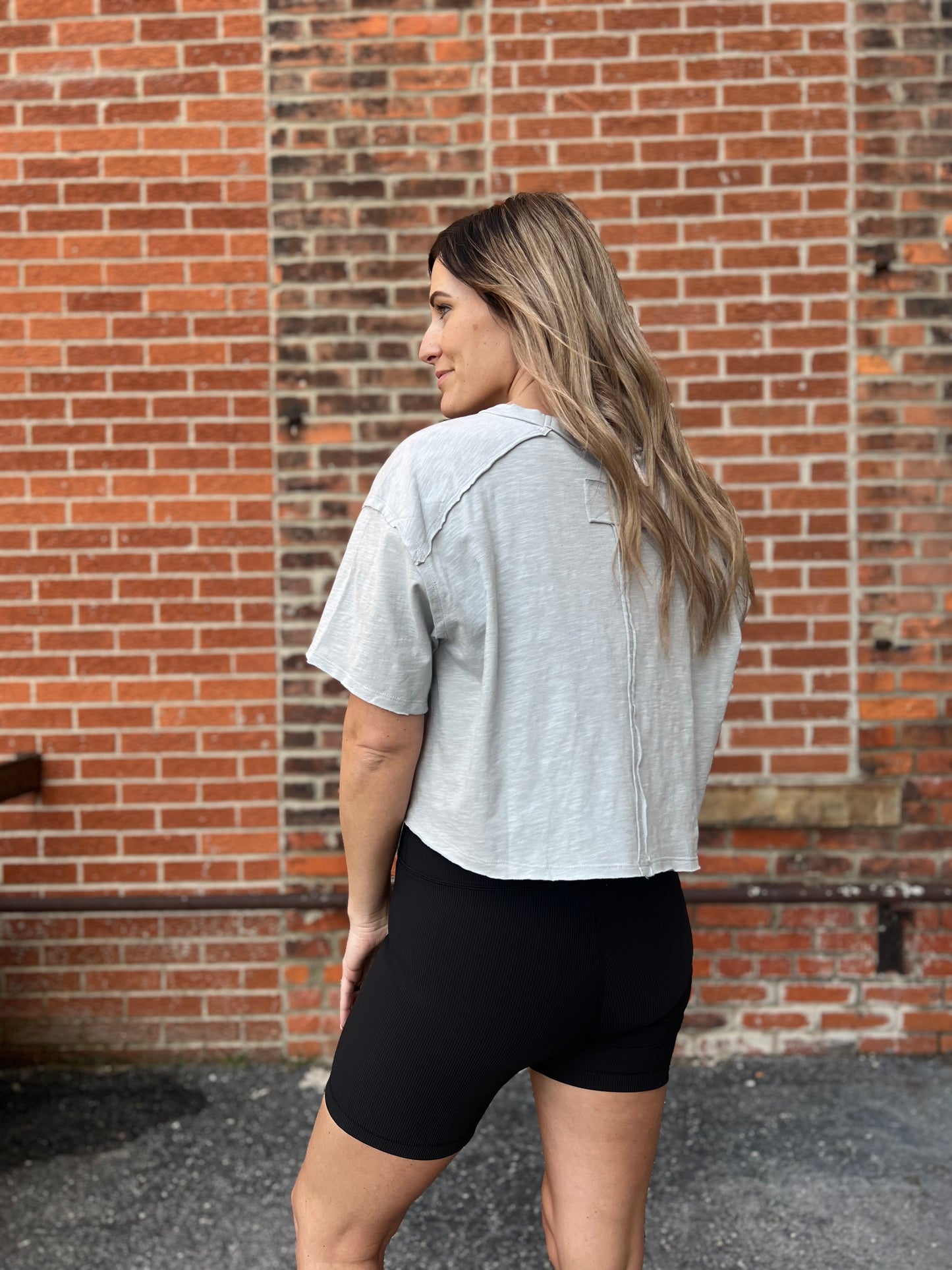 The Nya Cropped Box Top