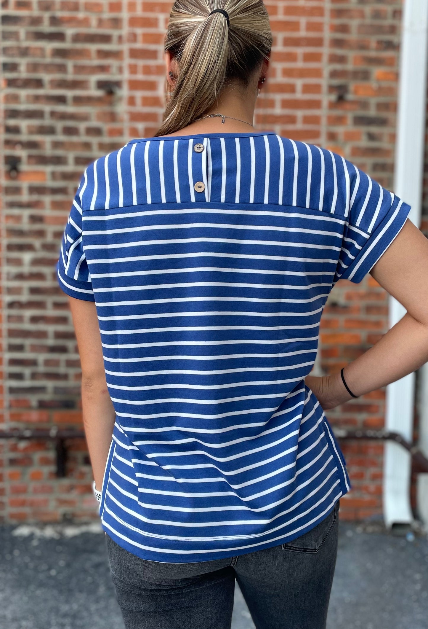 The Lela Stripe Tee