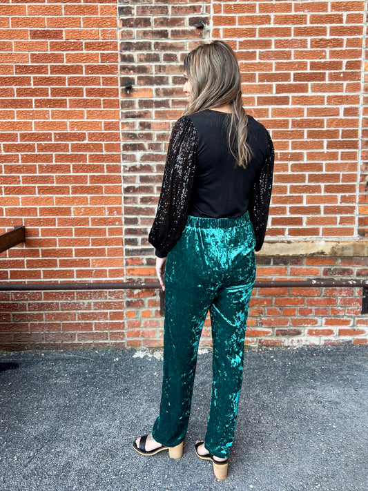 The Nelly Velvet Pants