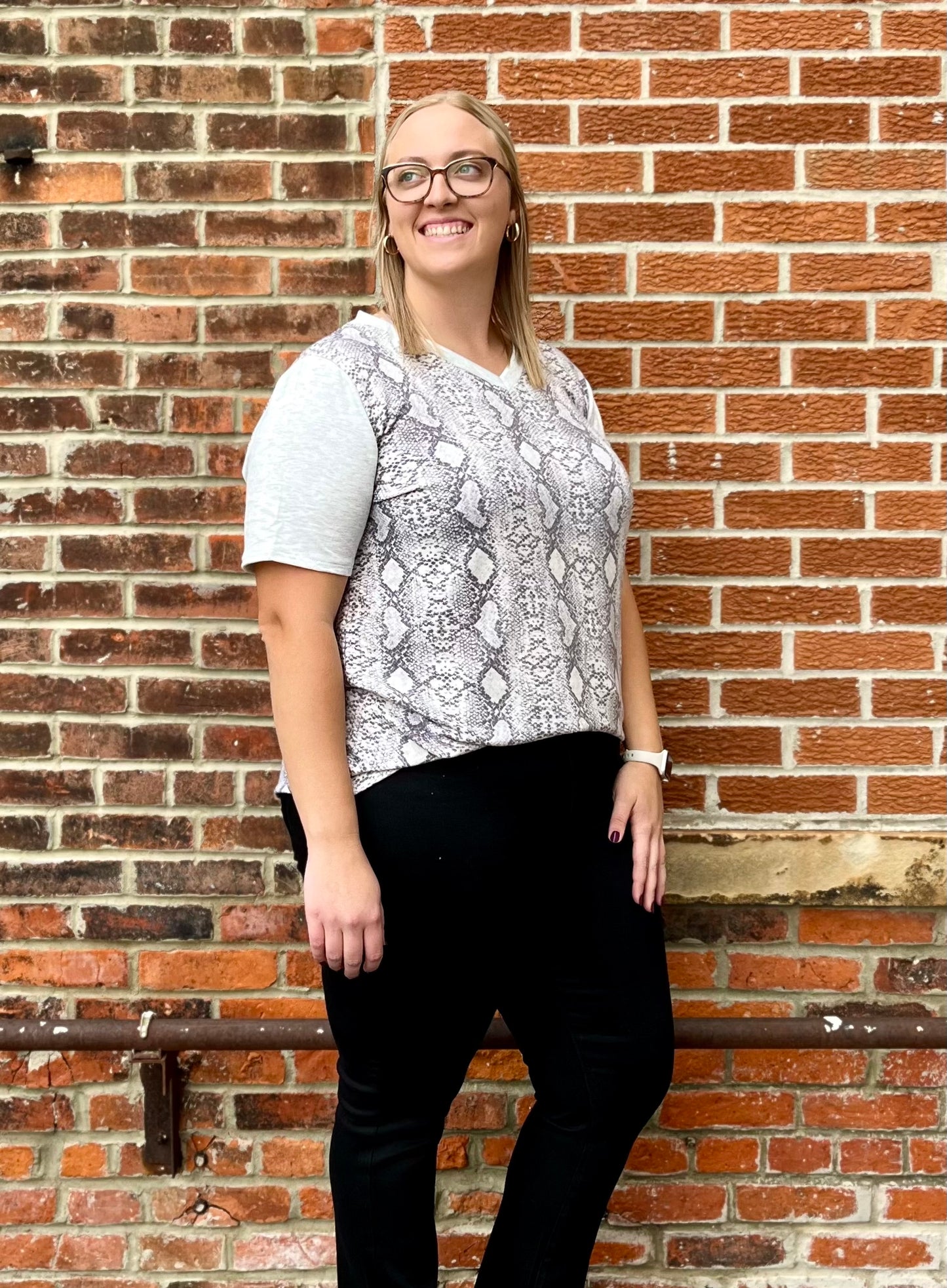 The Amelia Curvy Tunic Top
