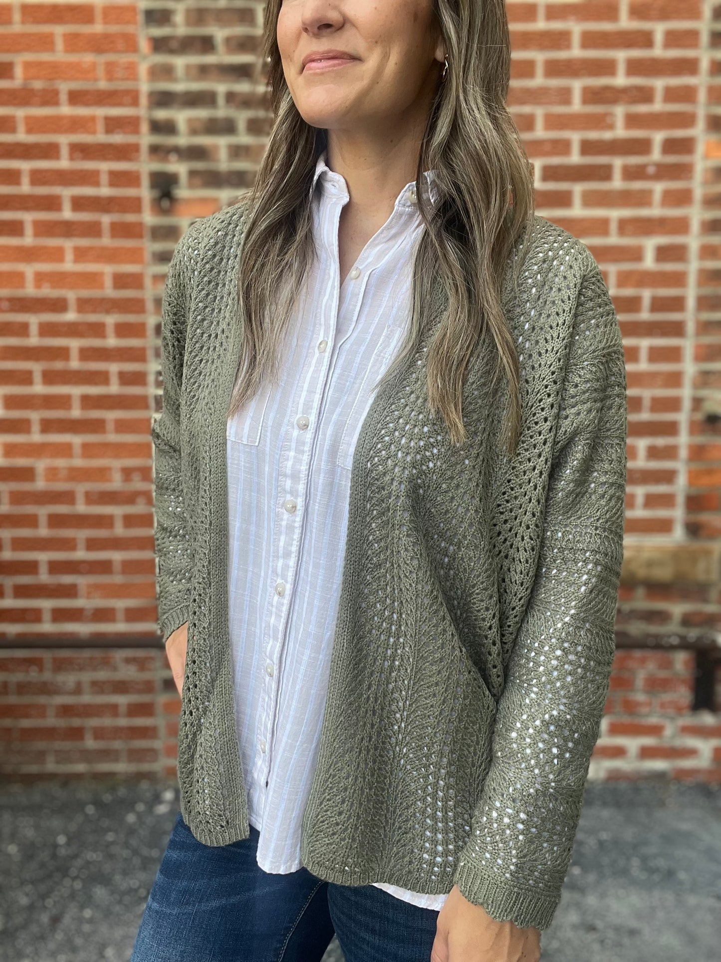 The Remlin Chunky Crochet Cardigan