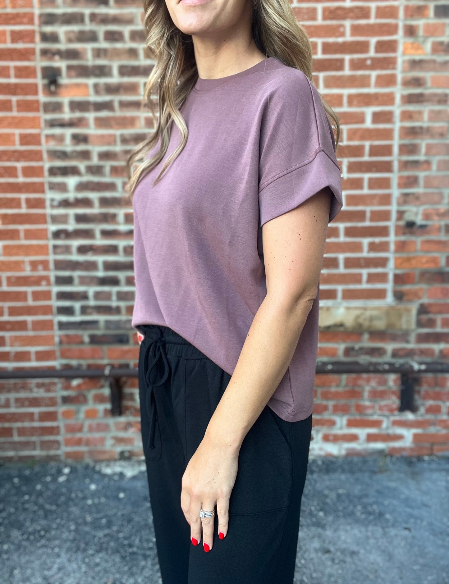 The Tallie Cap Sleeve Tee