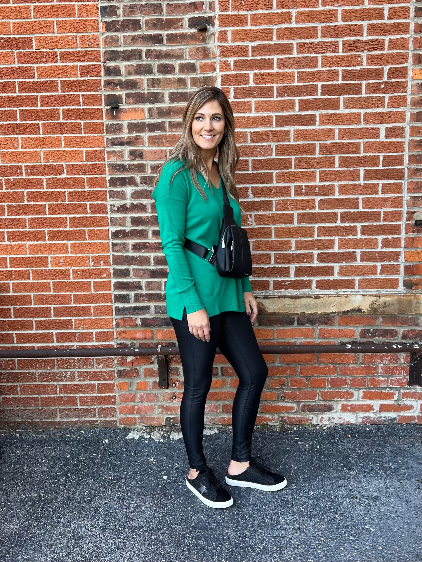  The Speckled Black Leggings