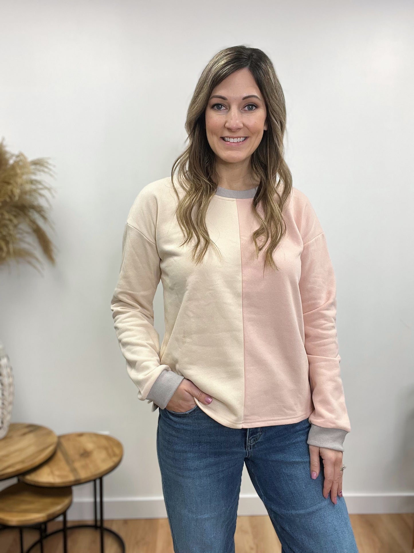 The Remmi Color Block Sweatshirt