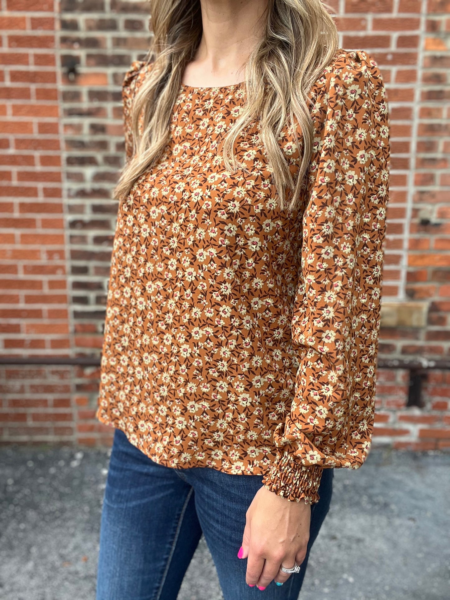 The Amelia Floral Printed Top