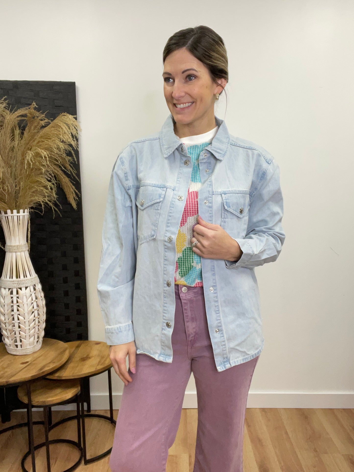 The Loral Oversized Denim Jacket