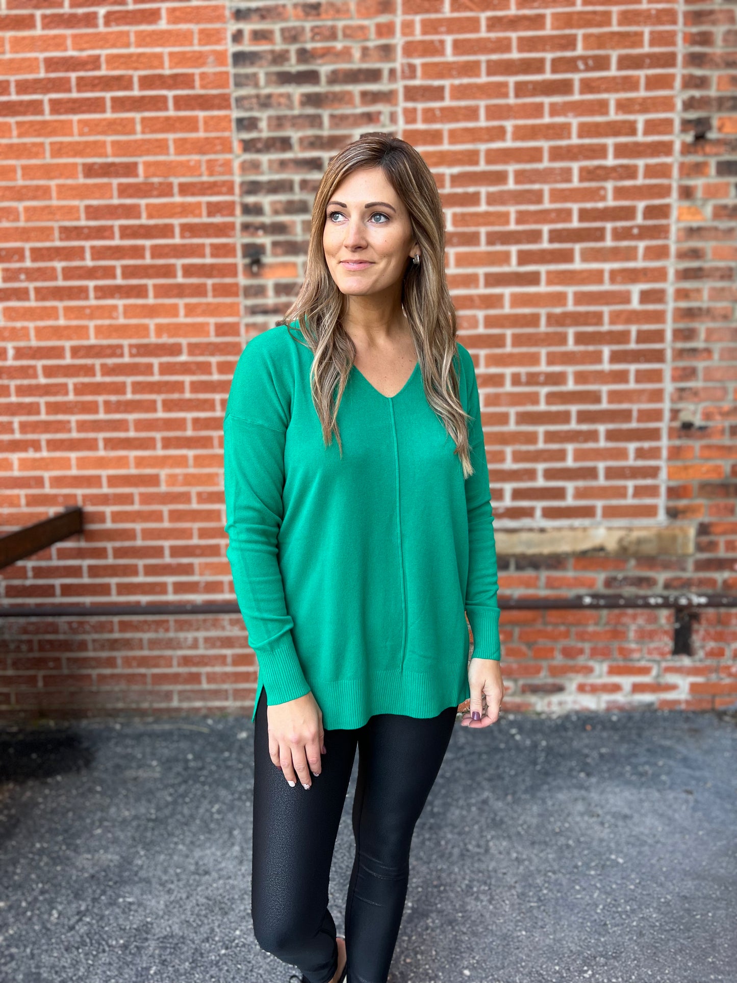 The Clause Kelly Green Sweater