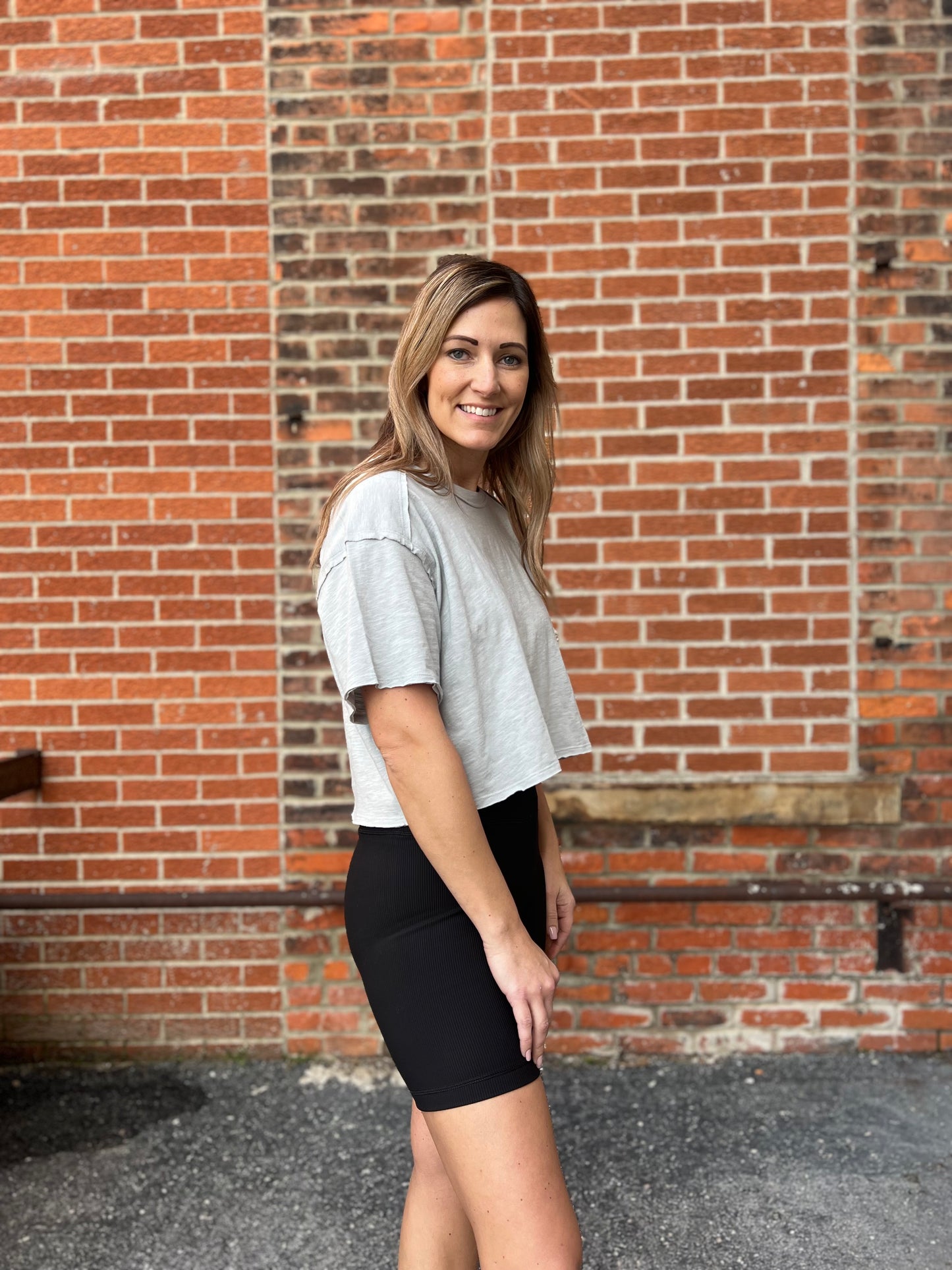 The Nya Cropped Box Top