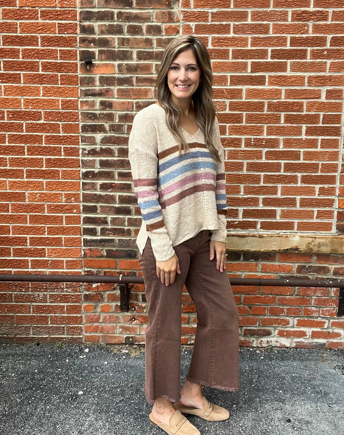 The Rivah Colorful Breezy Sweater