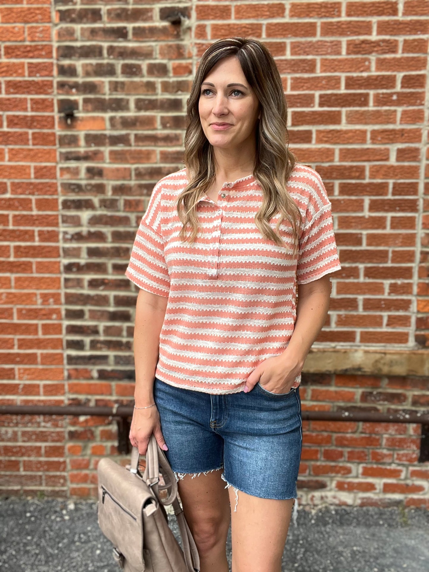 The Jamie Striped Knit Top