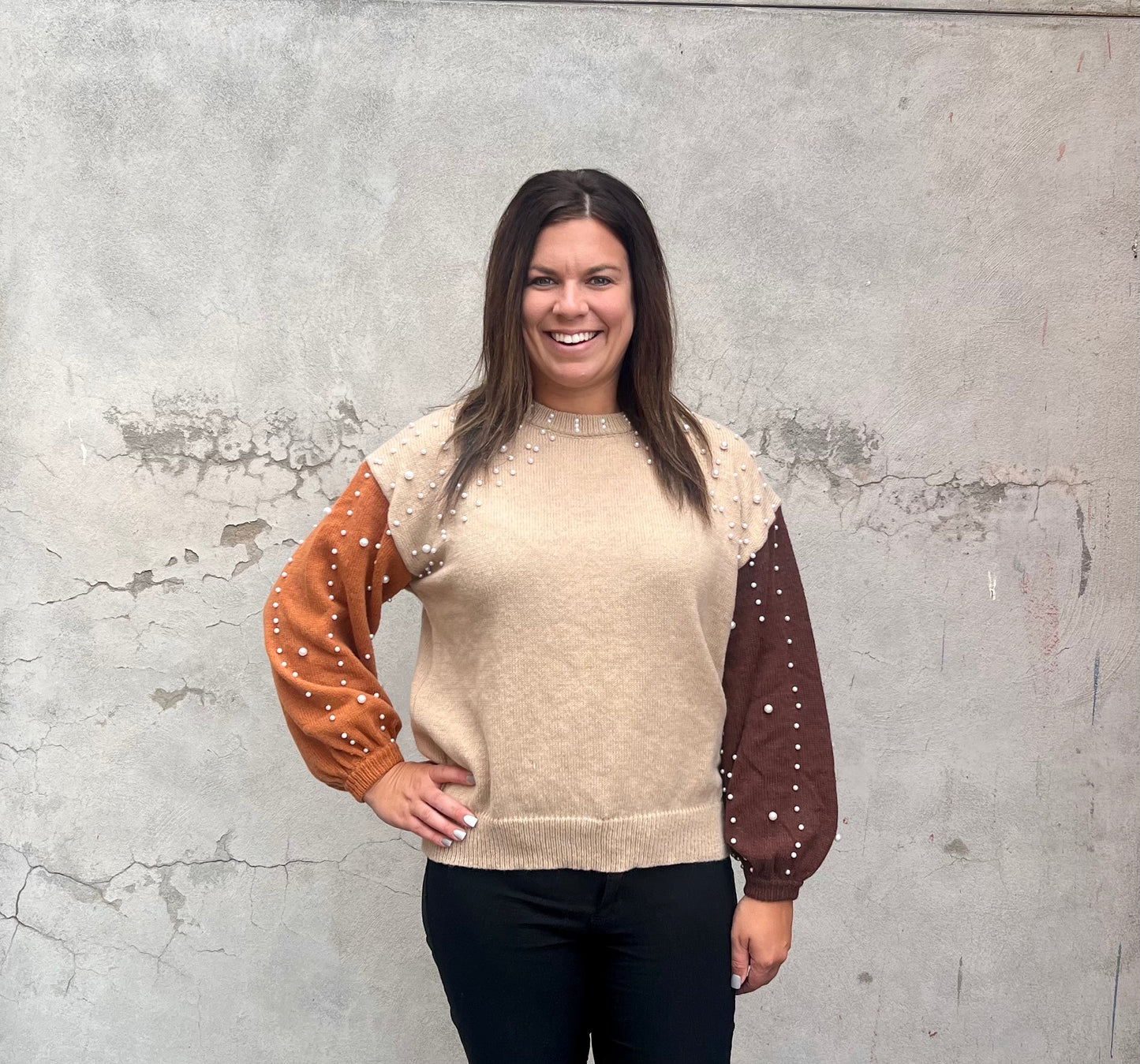 The Callie Beaded Sweater