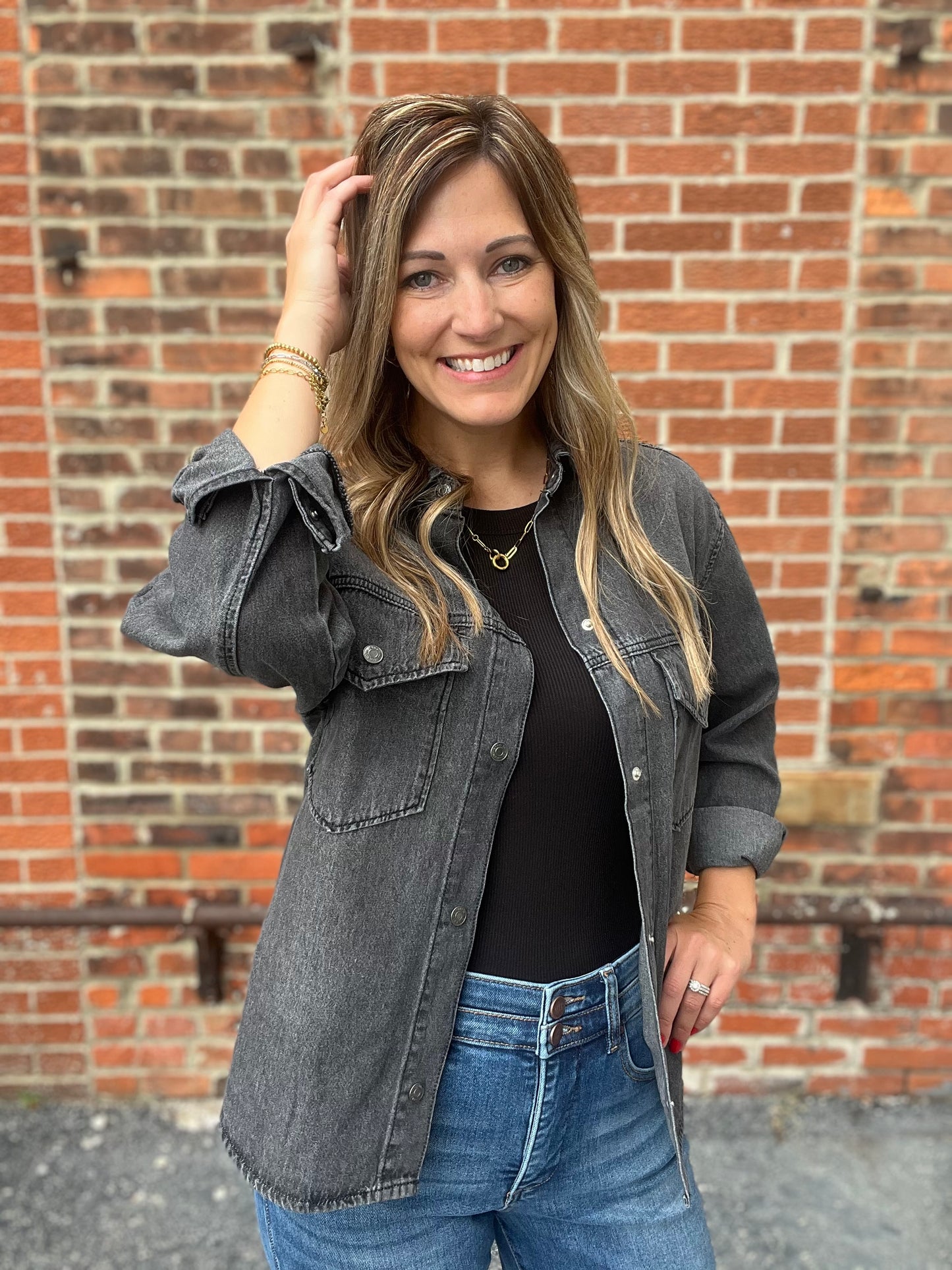 The Saylor Mineral Wash Denim Jacket