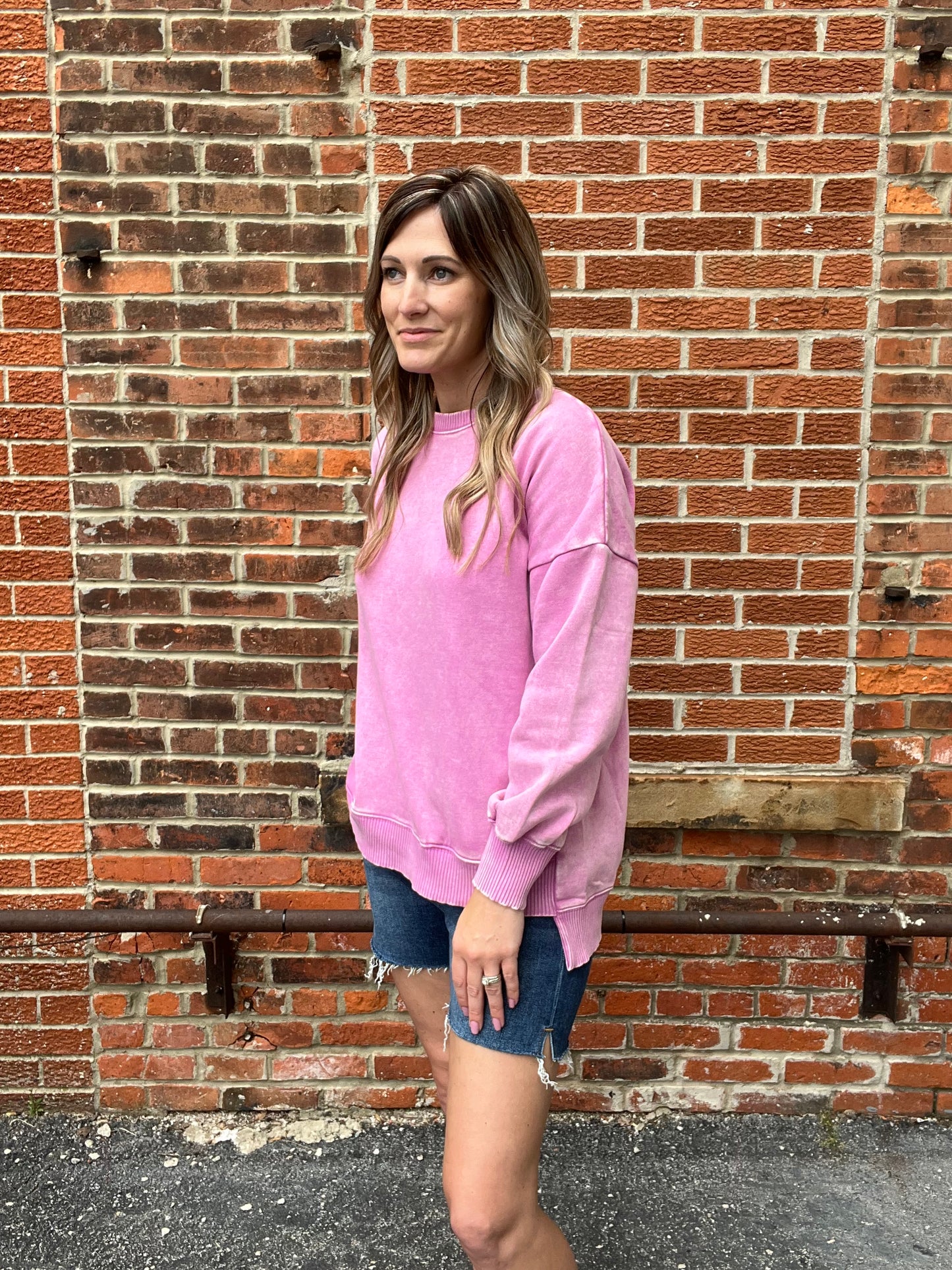 The Summer Fling Mineral Wash Pullover
