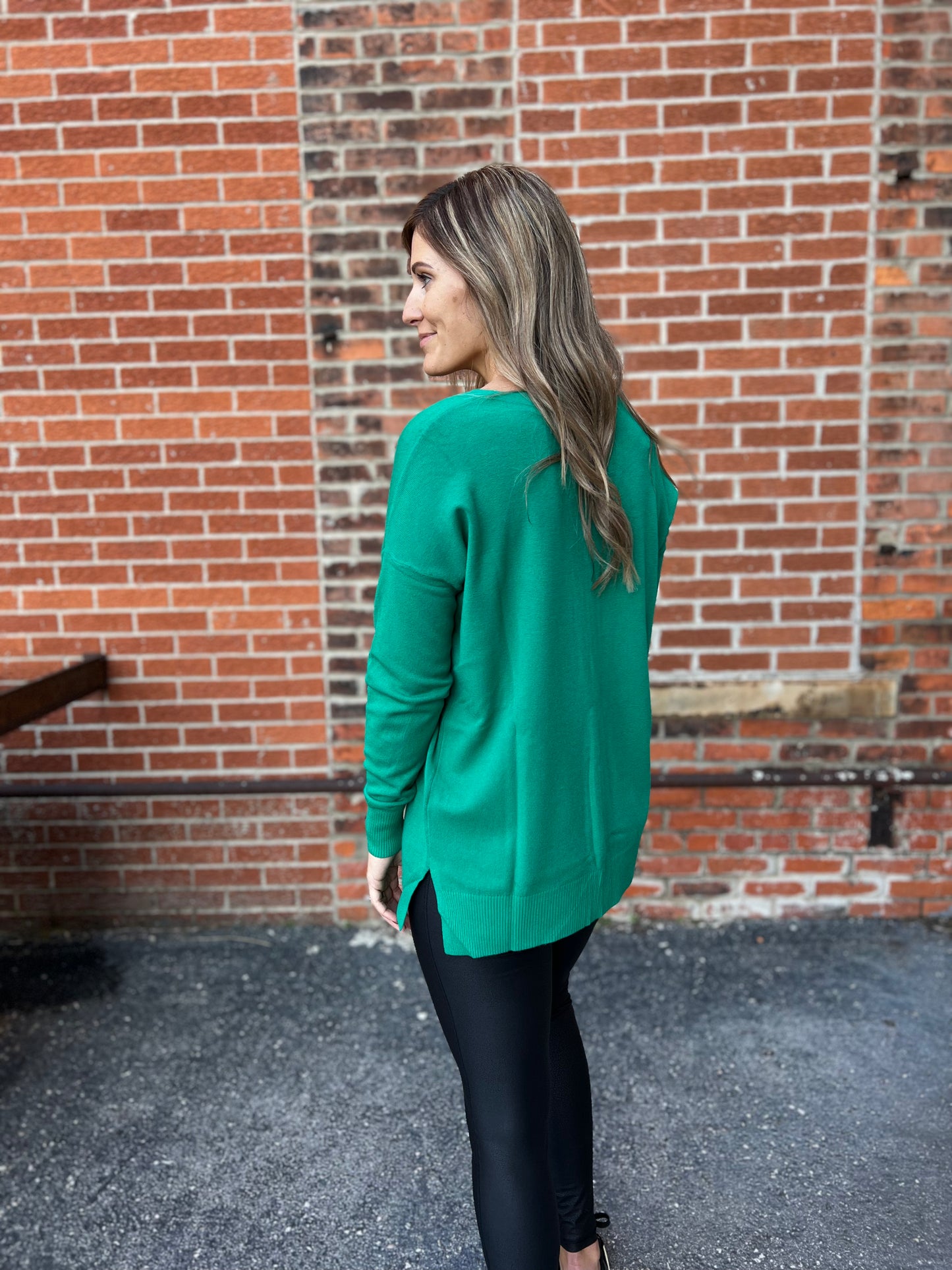 The Clause Kelly Green Sweater
