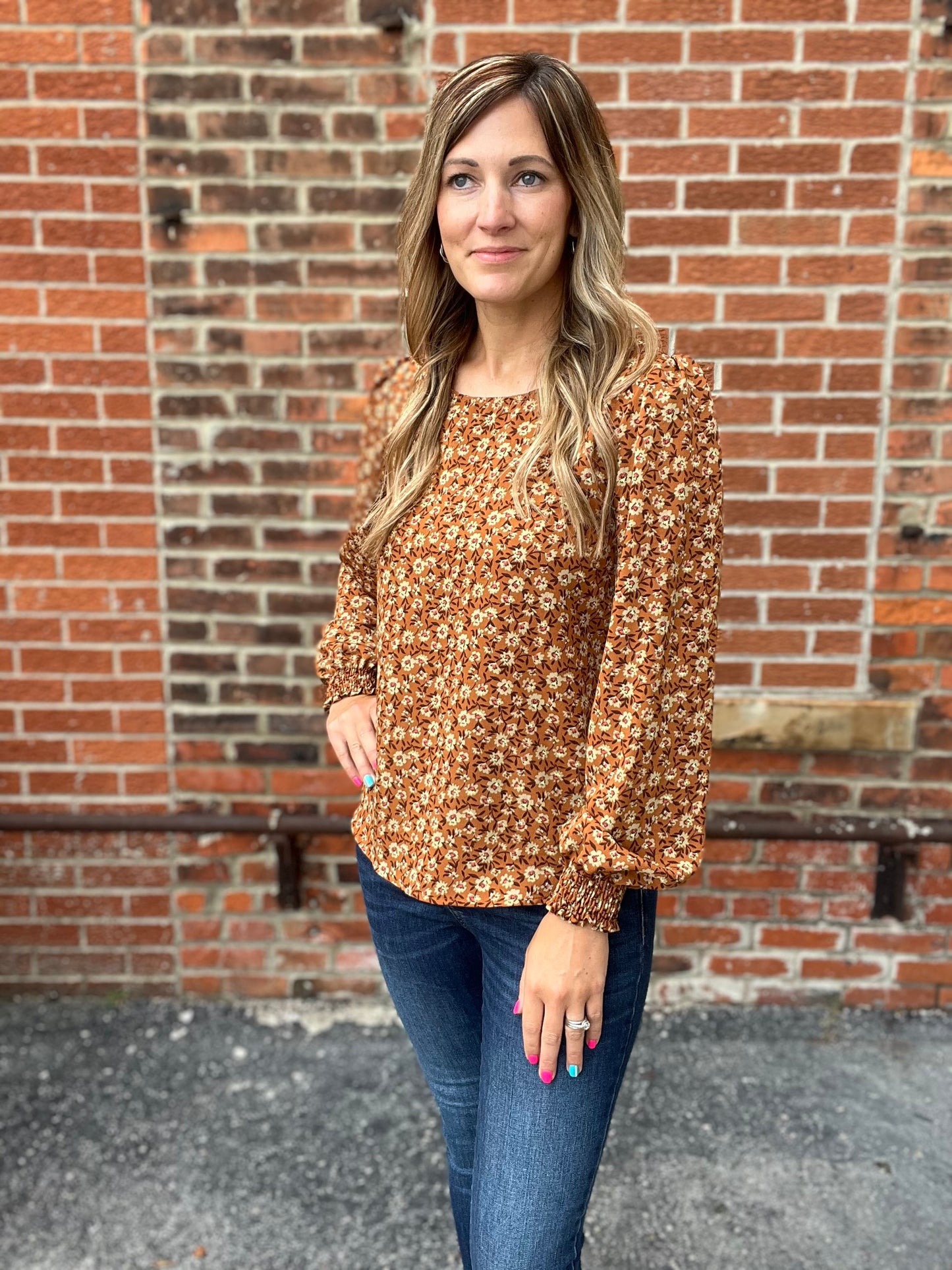 The Amelia Floral Printed Top
