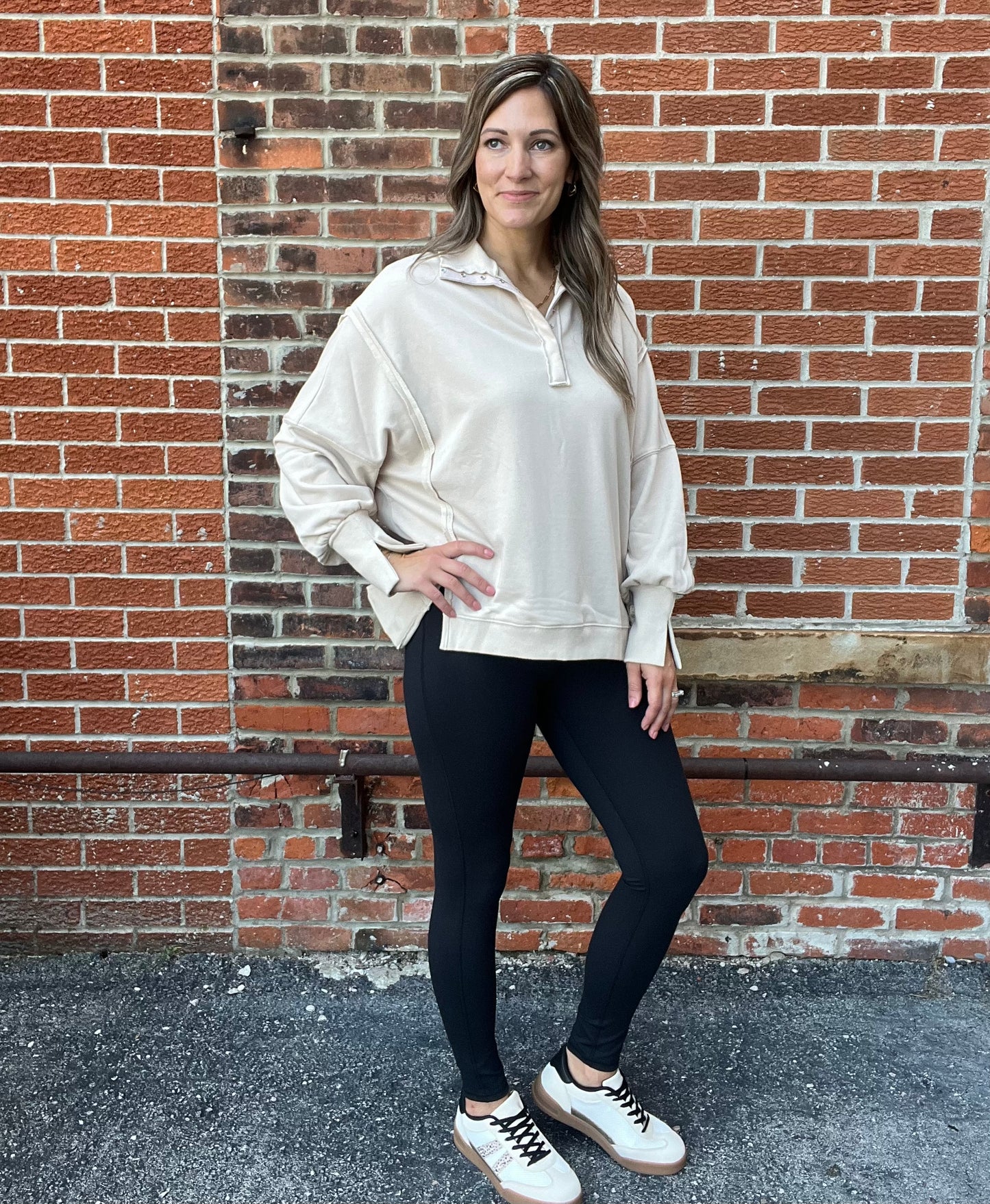 The Bryn Quarter Snap Pullover Sweatshirt