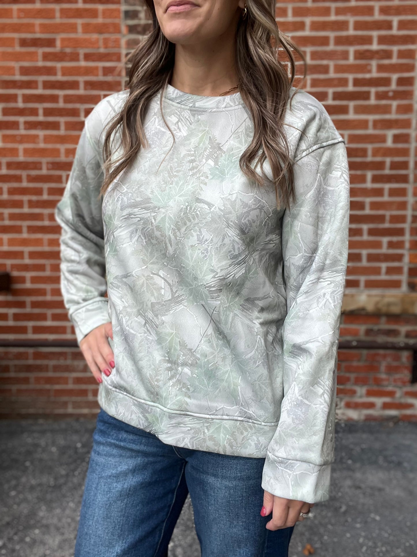 The Mill Camo Pullover Sweatshirt
