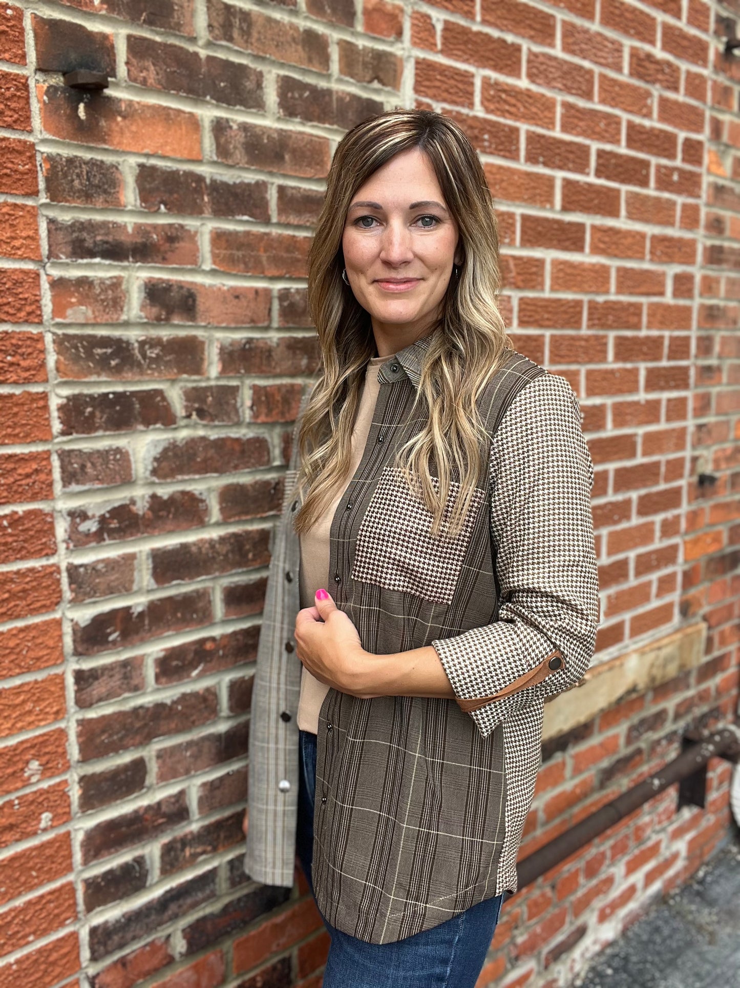 The Brixton Patchwork Plaid Shacket