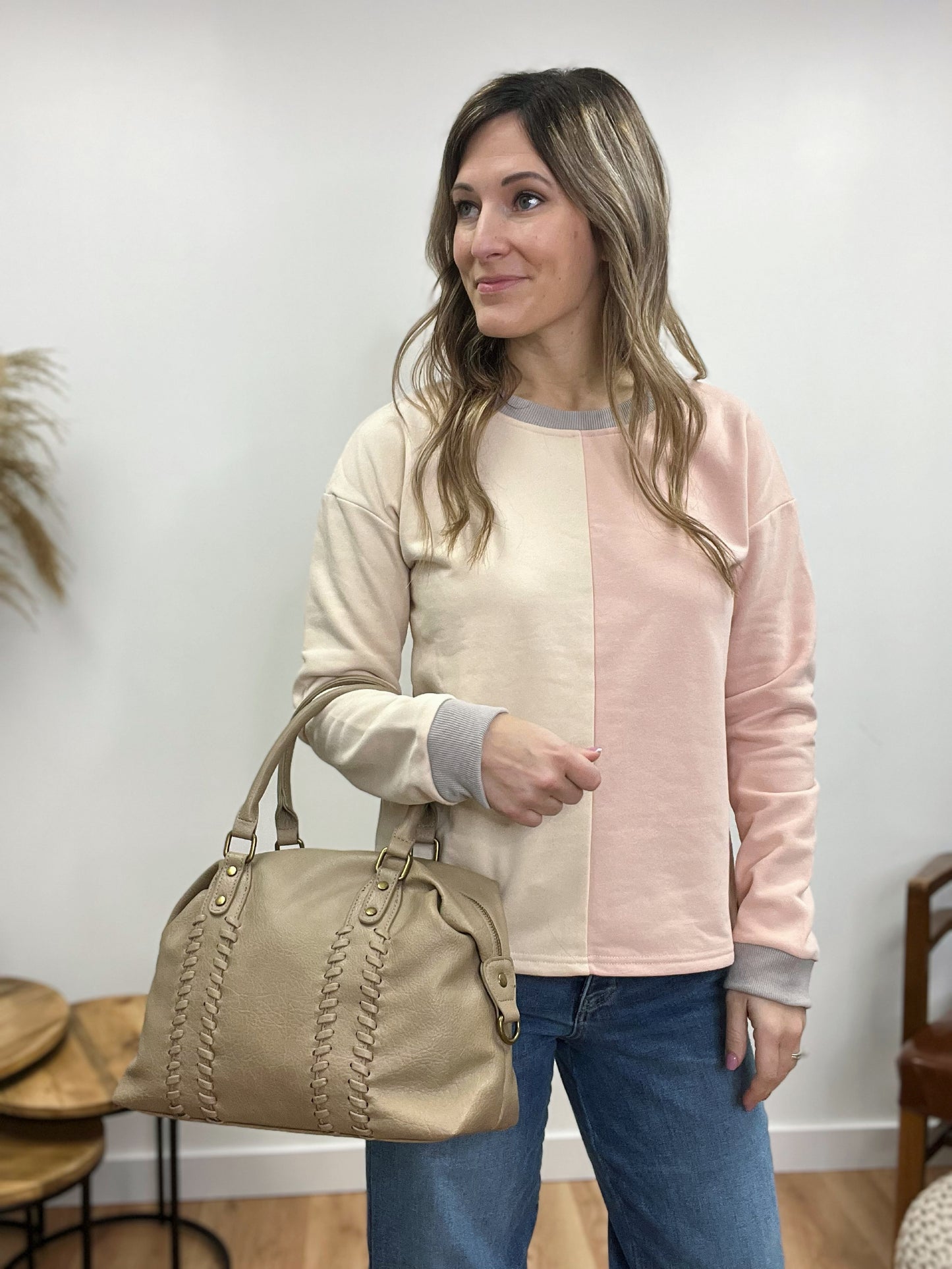 The Remmi Color Block Sweatshirt