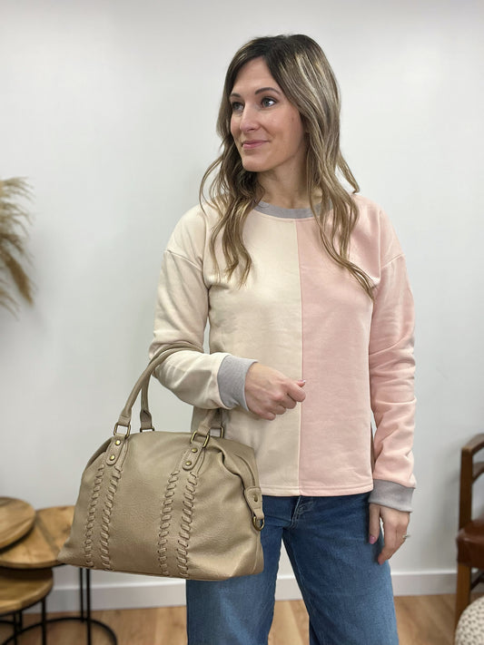 The Remmi Color Block Sweatshirt