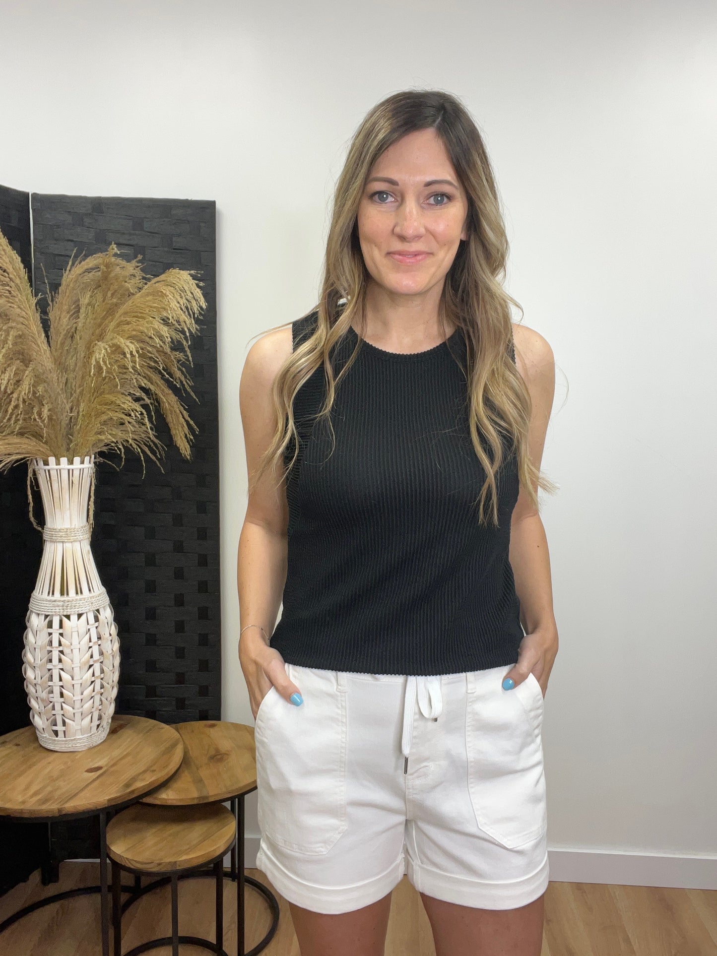 The Dixie Ribbed Knit Tank