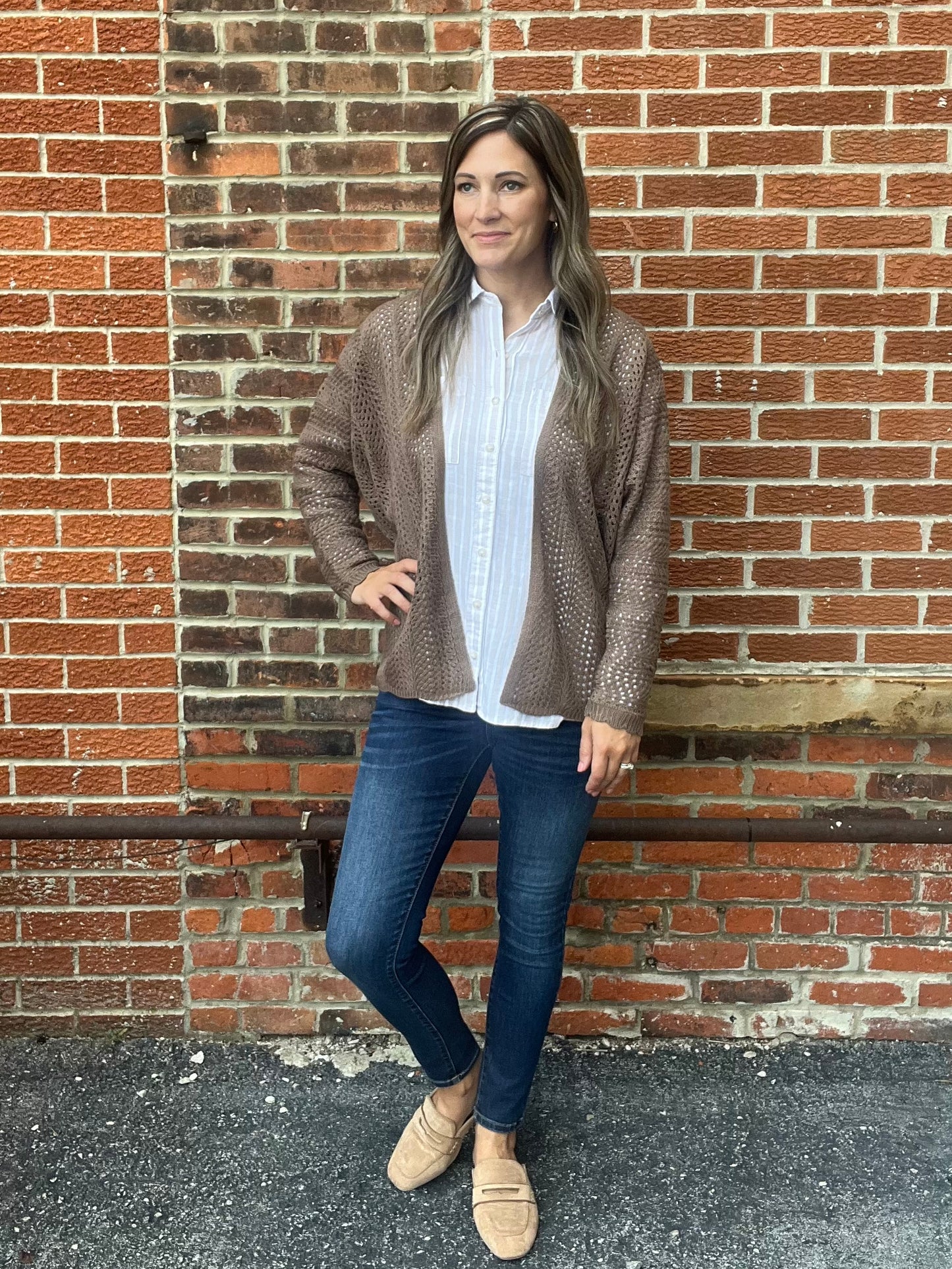 The Fynn Stripped Button Up Top