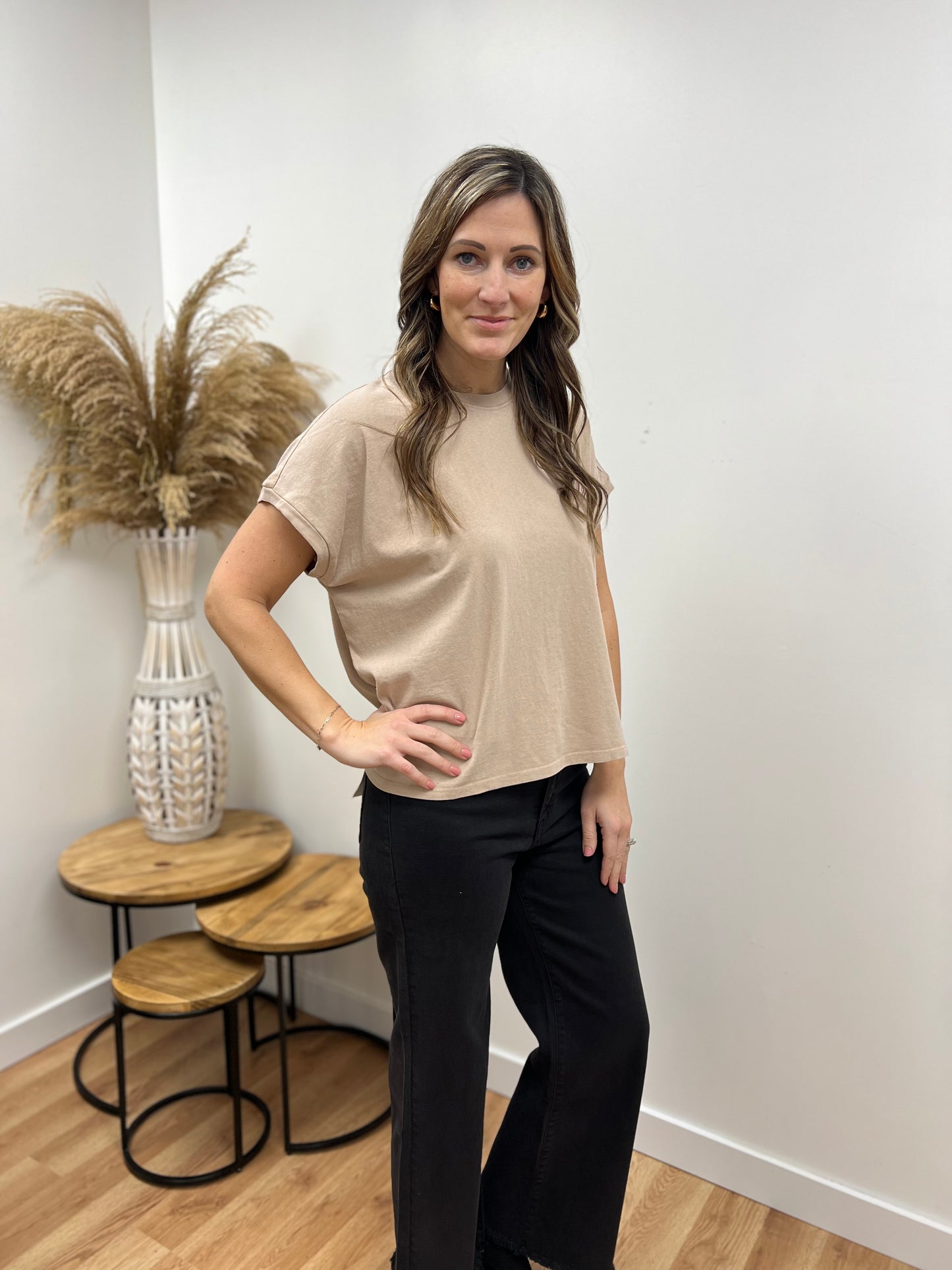The Hayleigh Drop Shoulder Everyday Tee