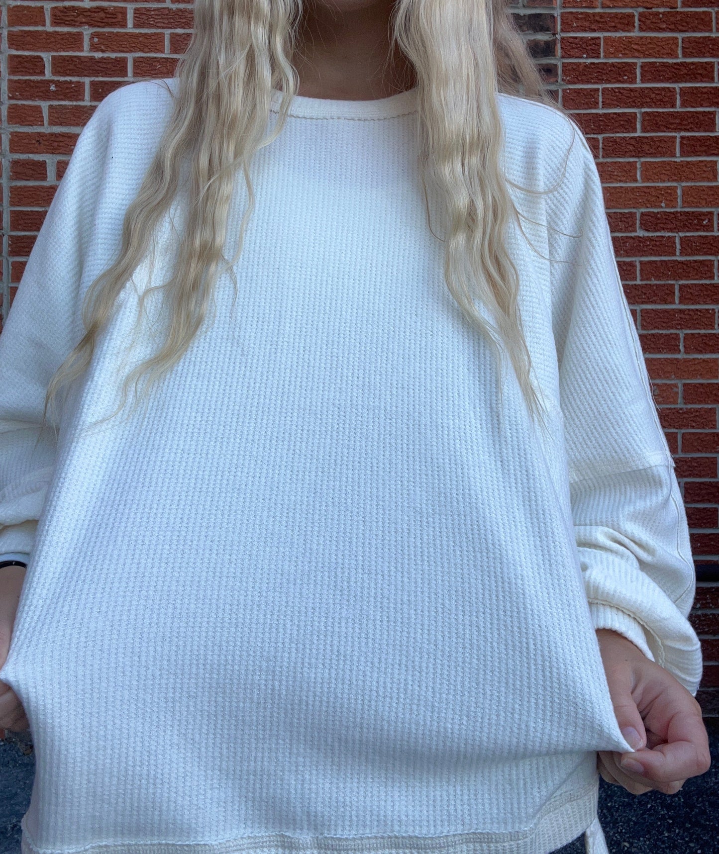 The Luna Reverse Seam Thermal Sweater