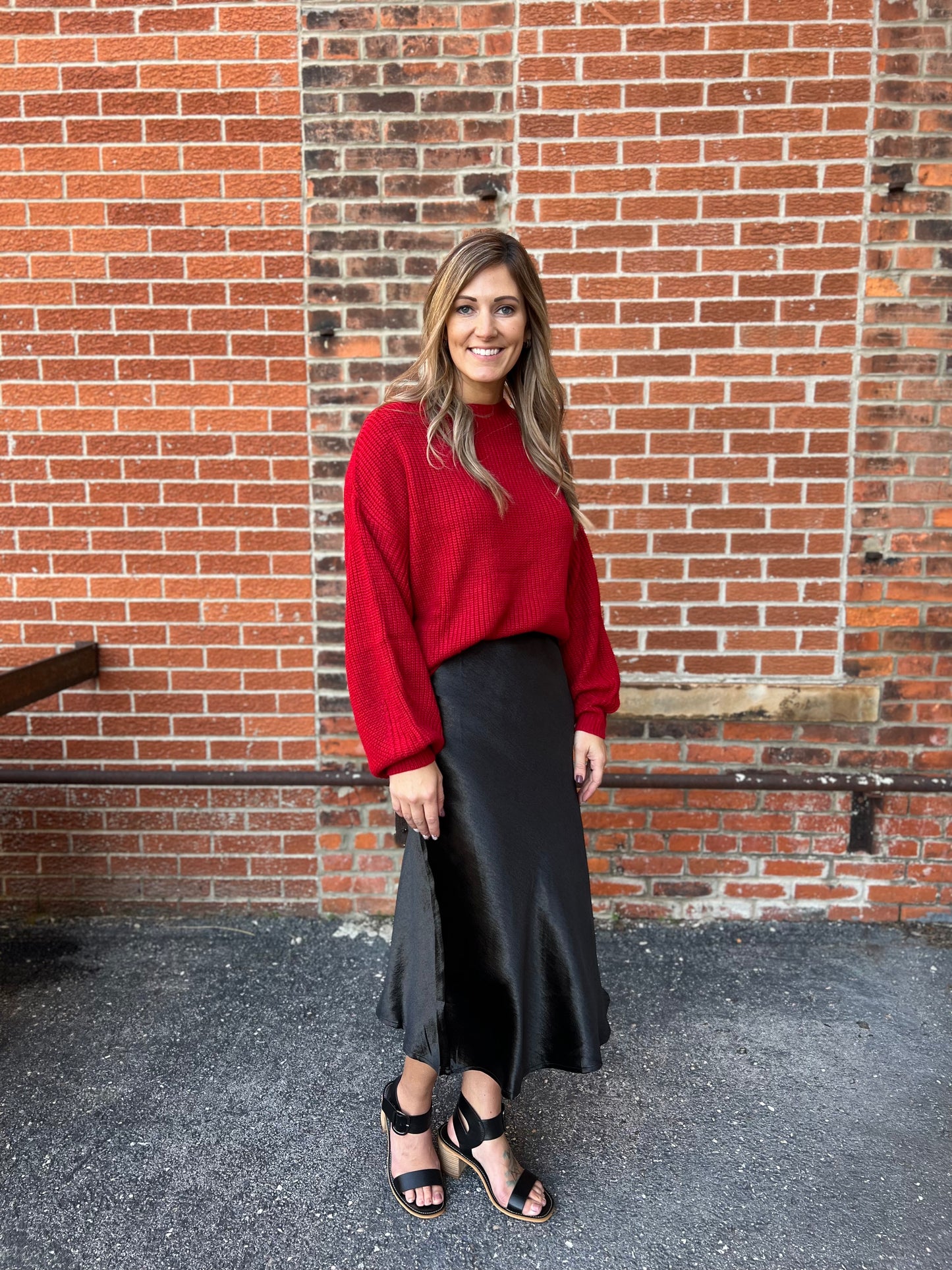 The Holiday Ruby Sweater