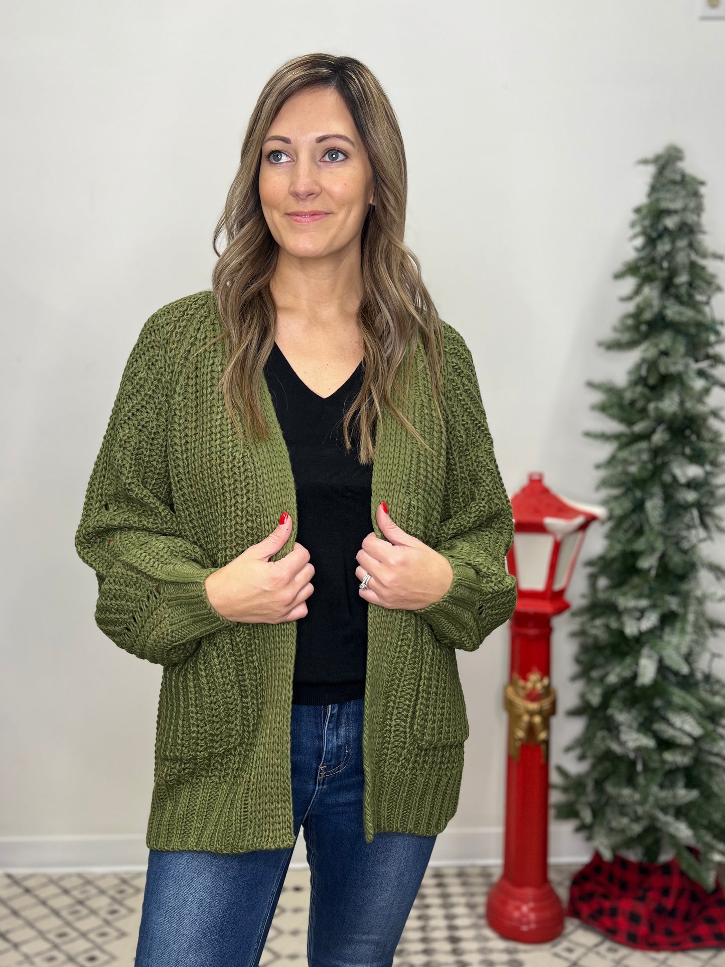 The Journey Open Front Cardigan