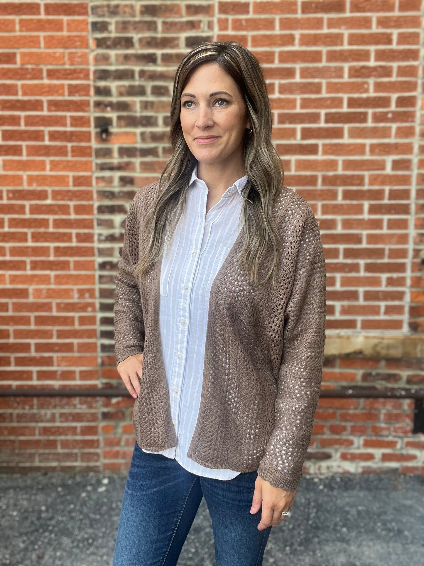 The Fynn Stripped Button Up Top