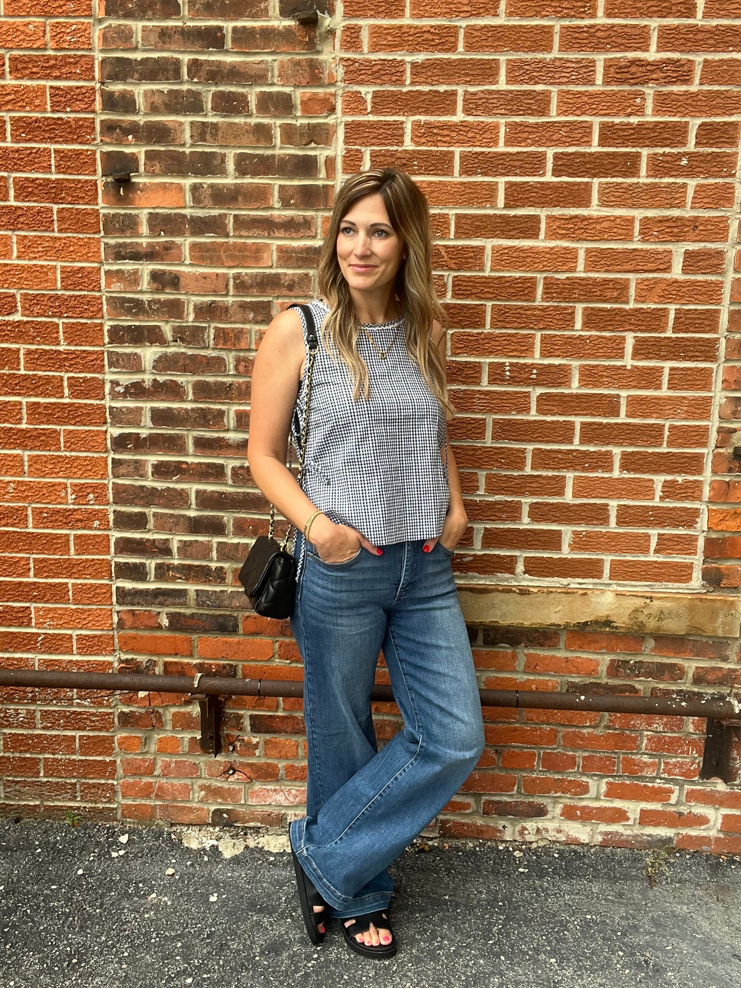 The Isla Graham Side Tie Top