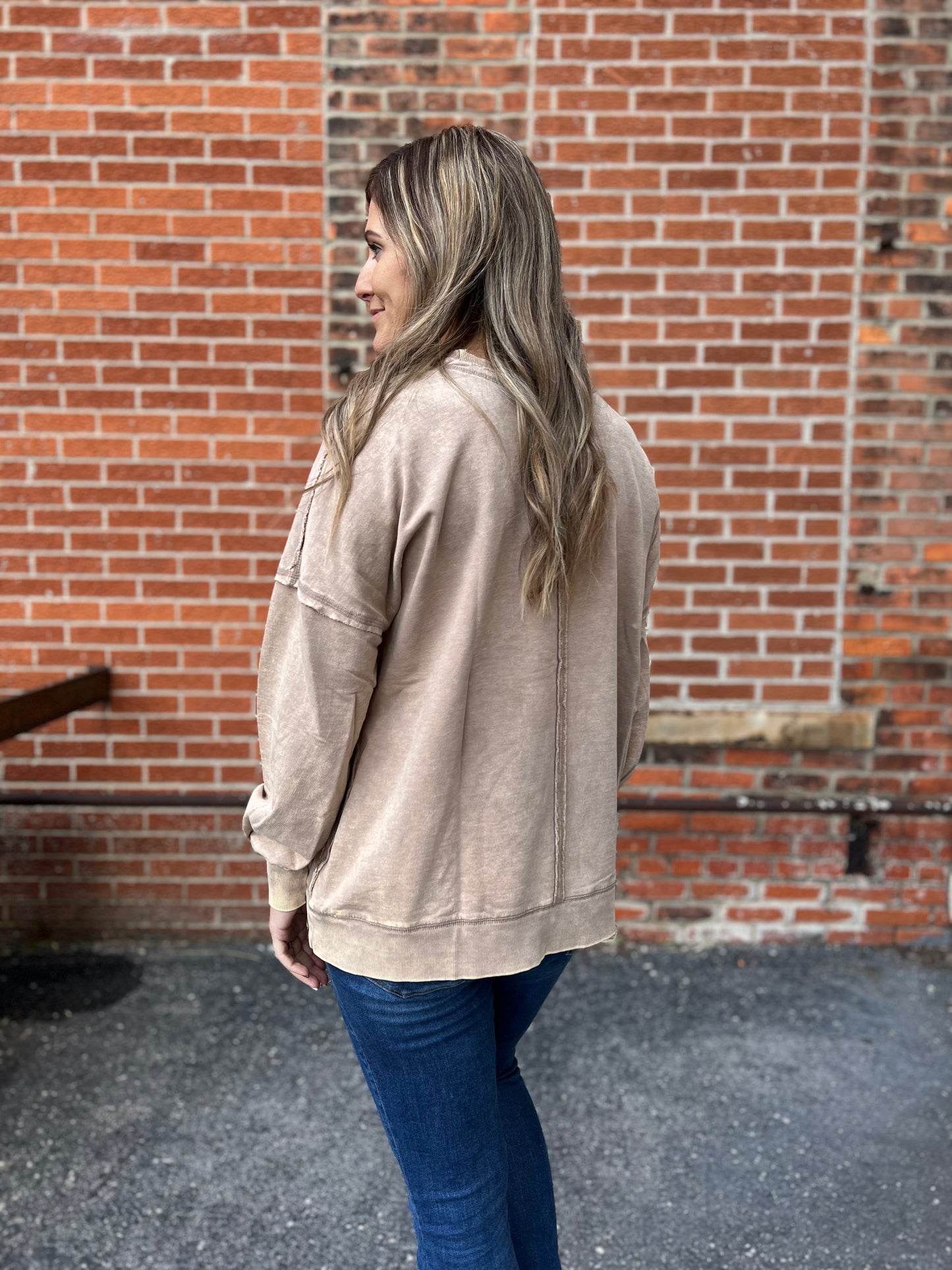 The Cammie Mocha Sweatshirt