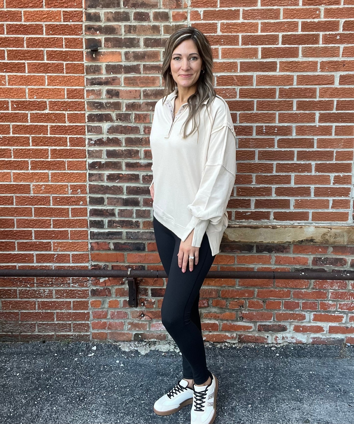 The Bryn Quarter Snap Pullover Sweatshirt