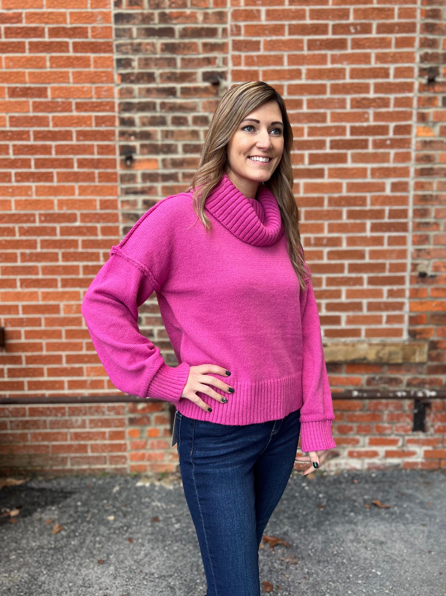 The Nataly Cowl Neck Sweater