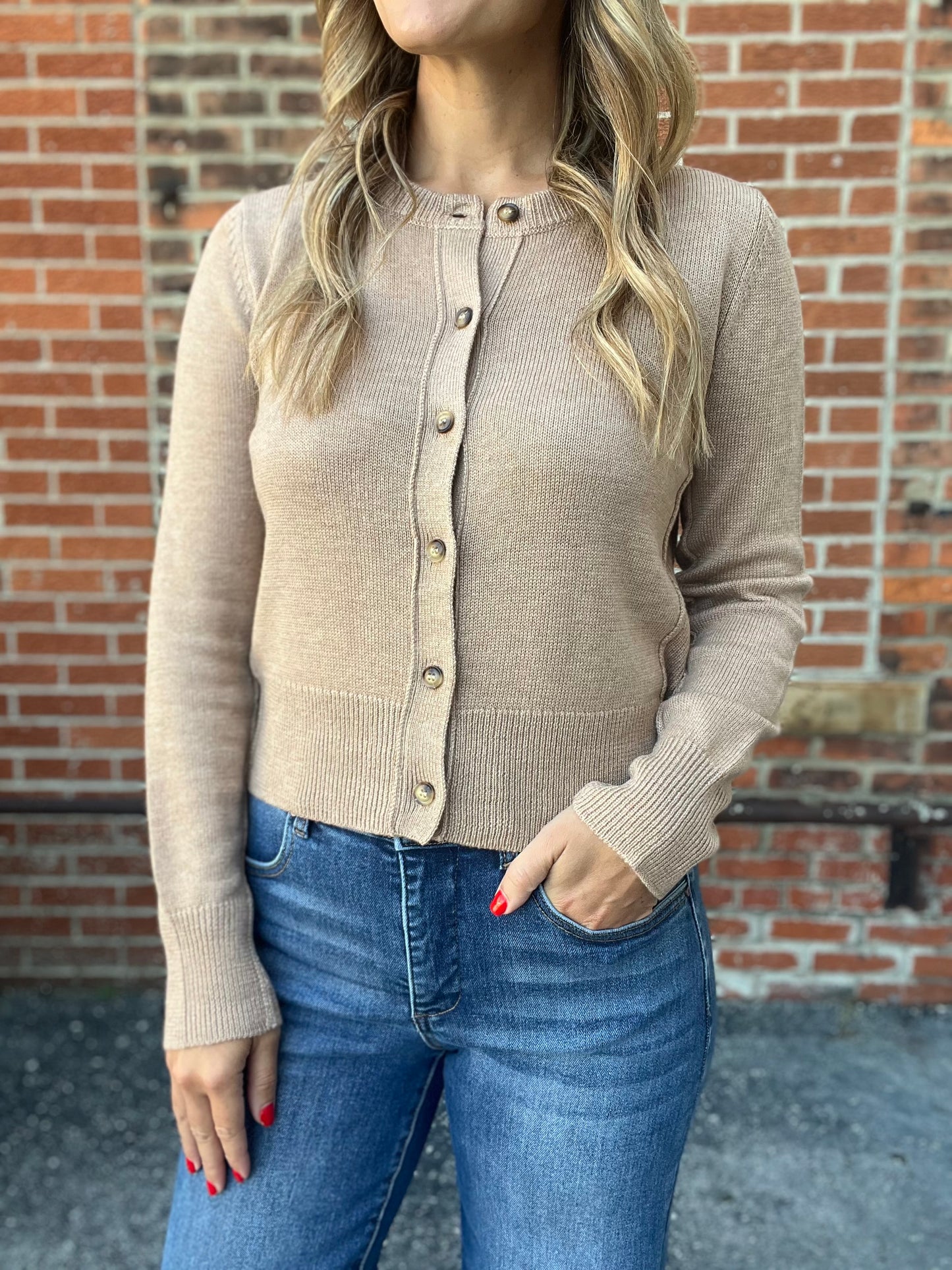 The Delia Button Up Cardigran