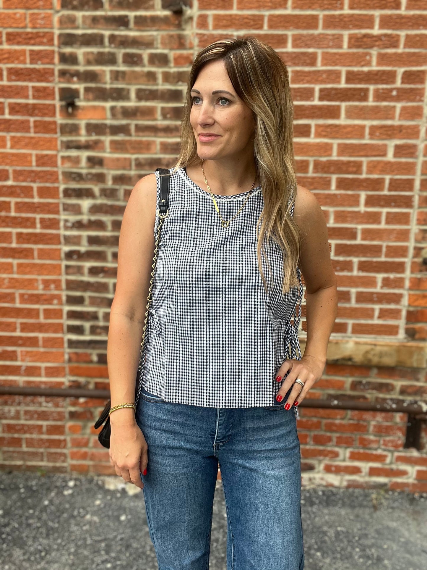 The Isla Graham Side Tie Top
