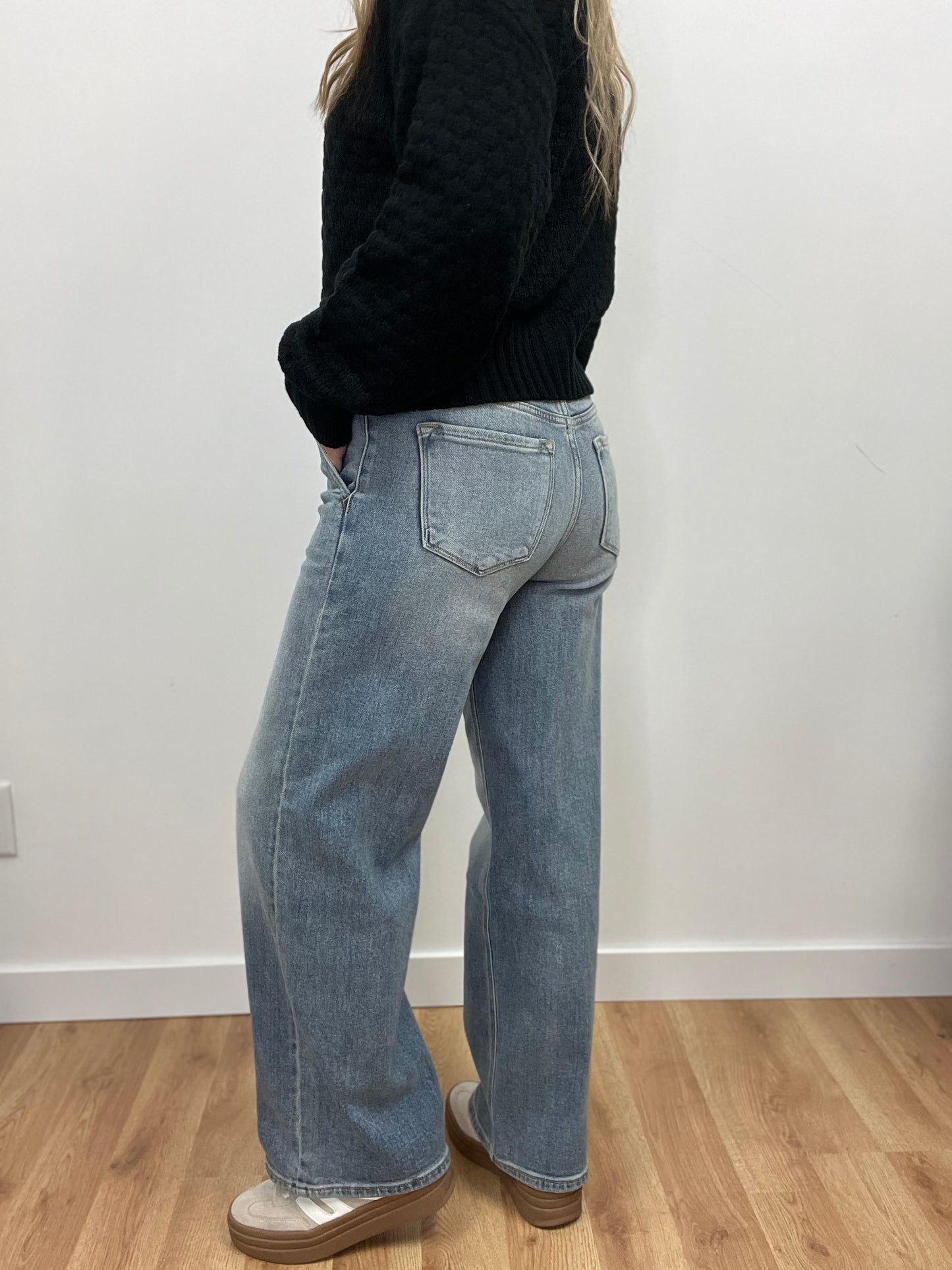 The Harrison High Rise Wide Leg KanCans