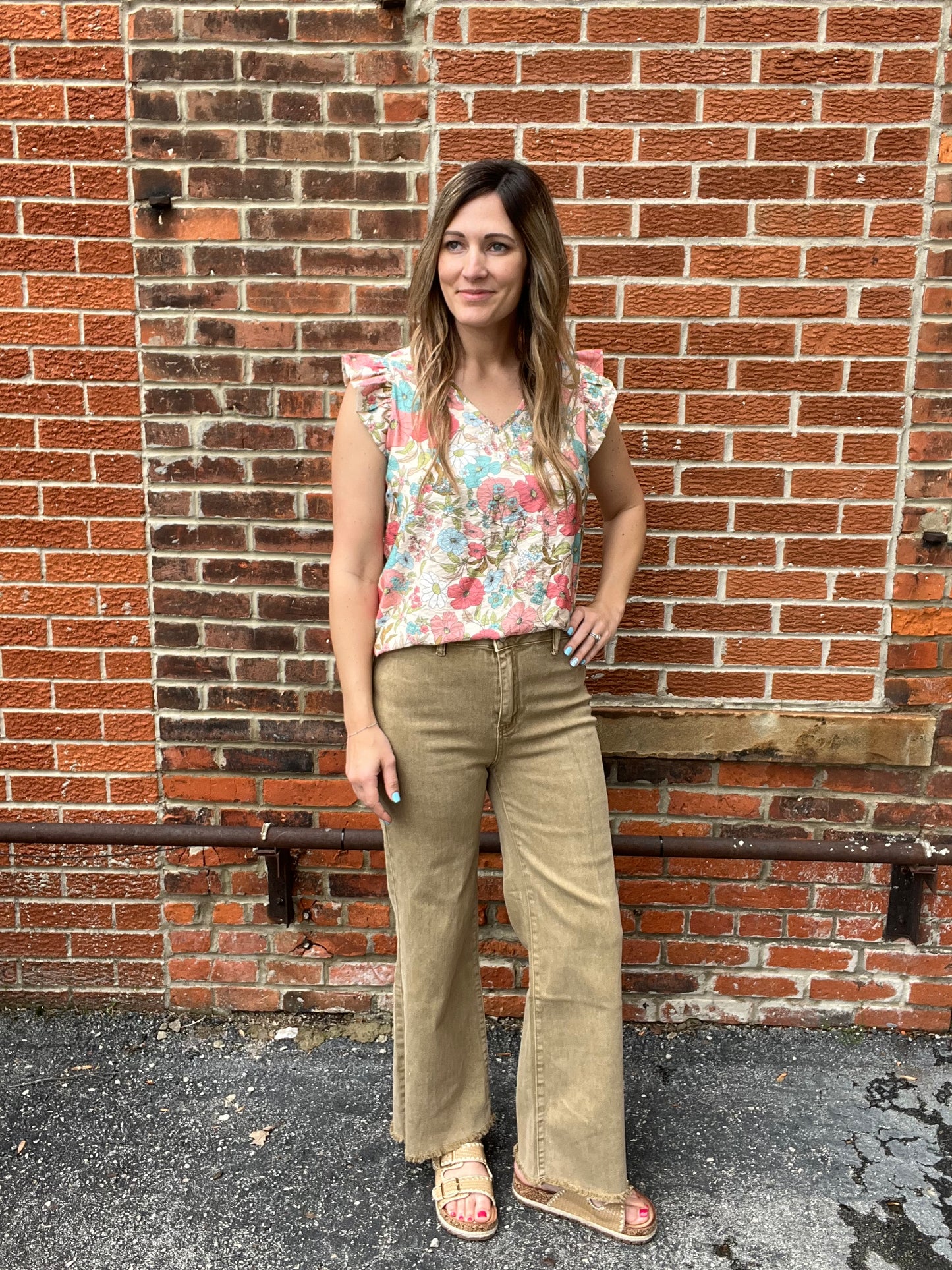 The Leslie Dreamy Floral Blouse