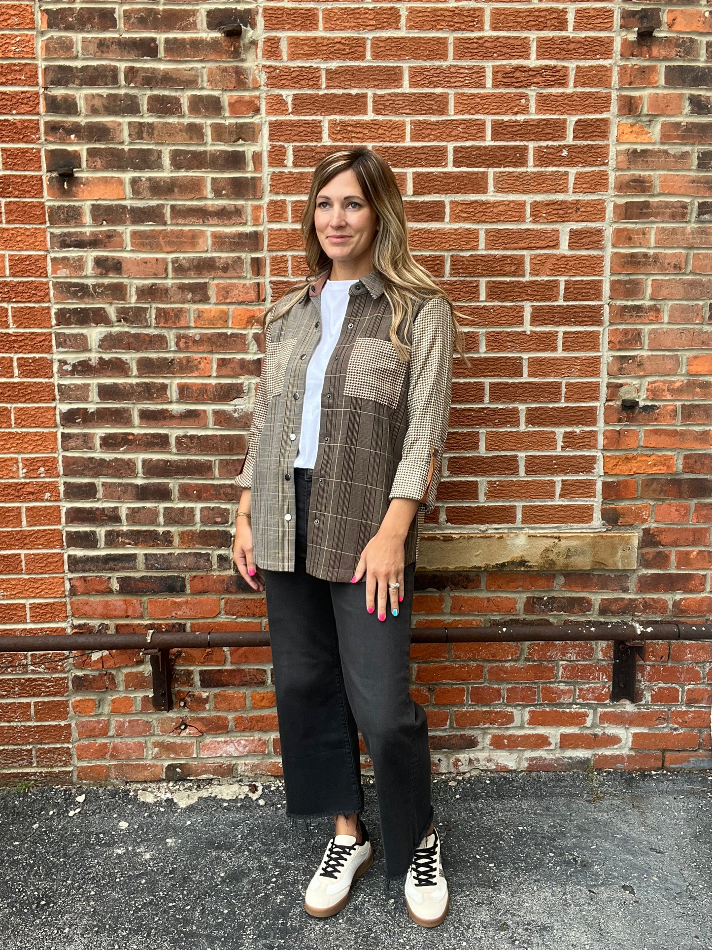 The Brixton Patchwork Plaid Shacket