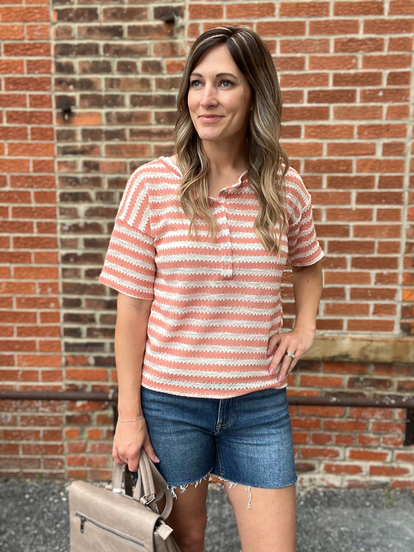 The Jamie Striped Knit Top