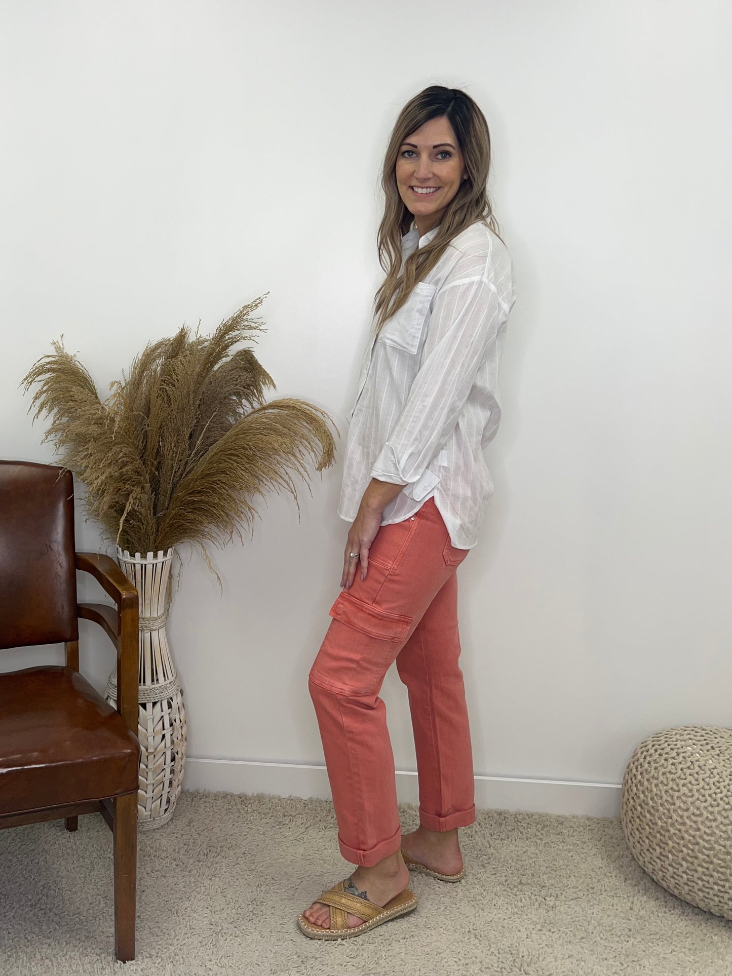 The Luau Long Sleeve Button Up