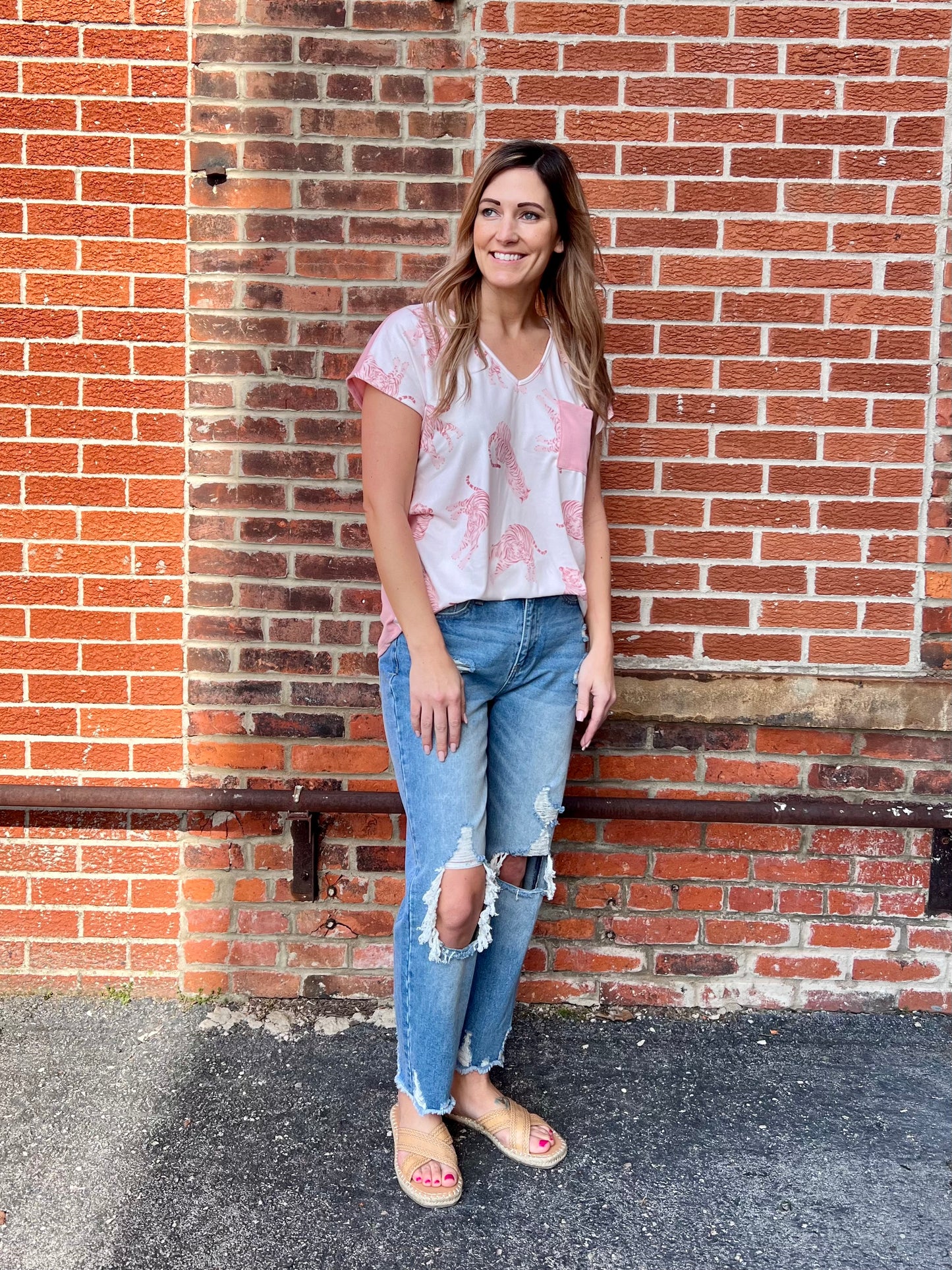 The Bridget Tiger Top