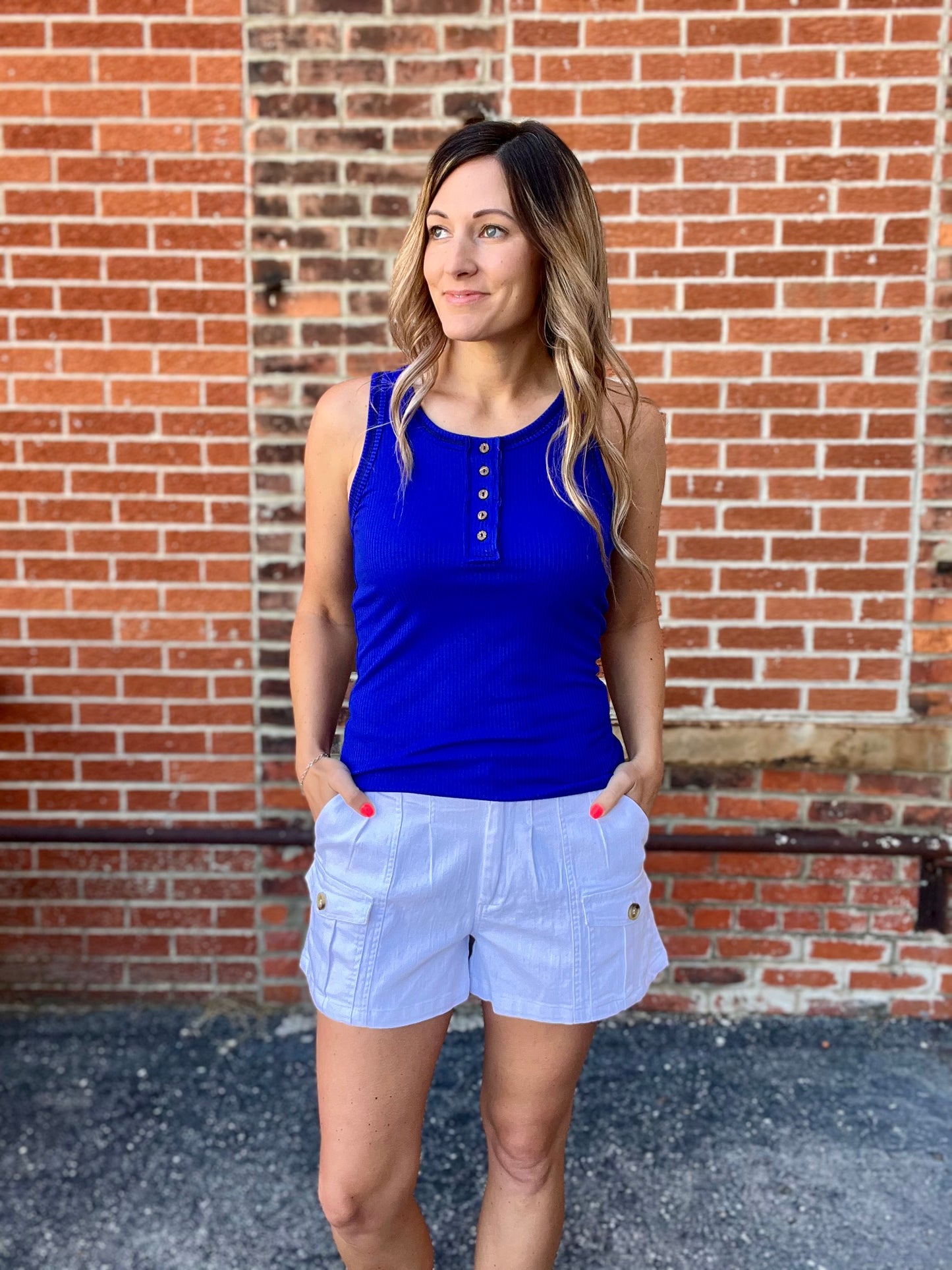 The Nyla Ribbed Tank