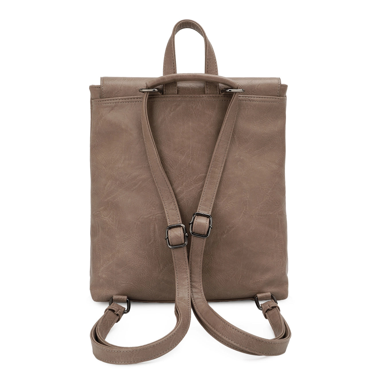 The Margot Distressed Vegan Leather Convertible Backpack