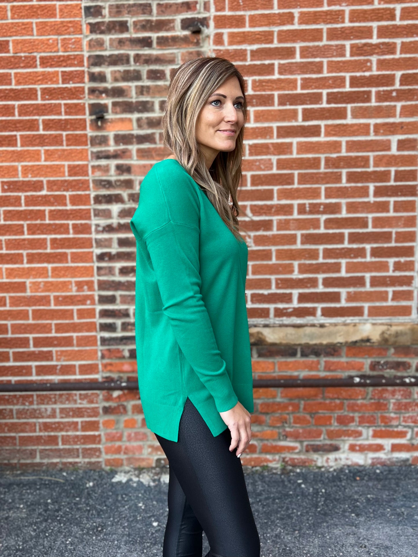 The Clause Kelly Green Sweater