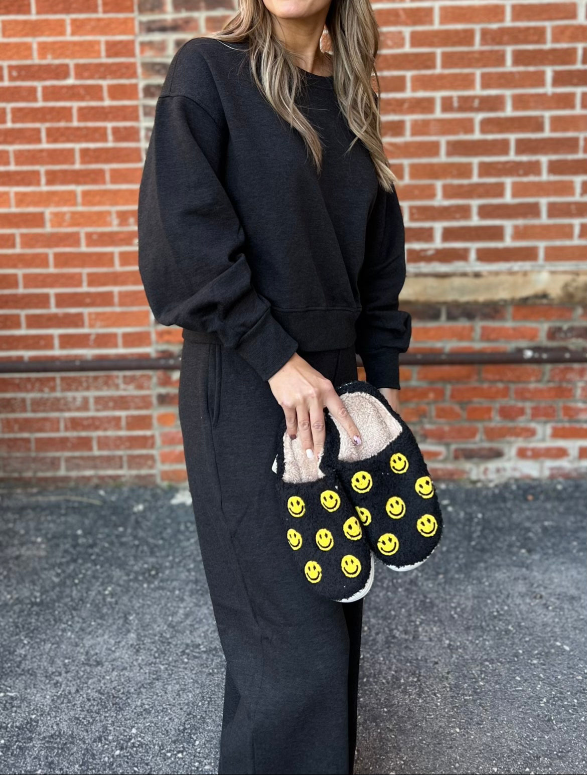 The Smiley Face Slippers
