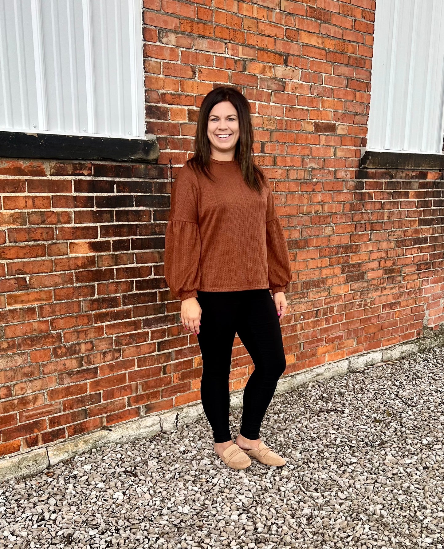 The Scarlett Balloon Sleeve Top