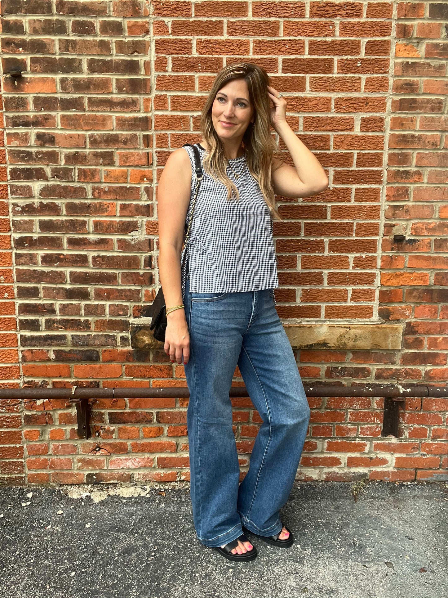 The Isla Graham Side Tie Top