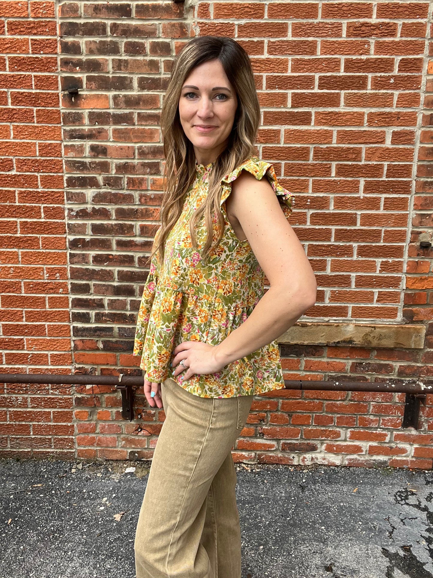 The Feena Ruffled Blouse